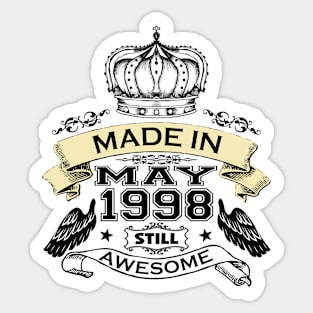 Made in May 1998 Bday Sticker